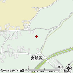 青森県弘前市宮舘房崎182周辺の地図