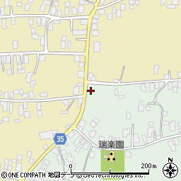 青森県弘前市宮舘房崎1-2周辺の地図