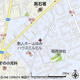 青森県黒石市野添町94周辺の地図