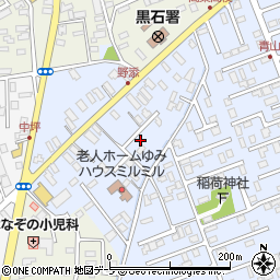 青森県黒石市野添町87周辺の地図