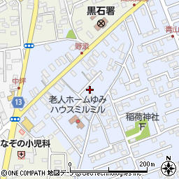 青森県黒石市野添町87周辺の地図