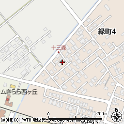 青森県黒石市緑町4丁目59周辺の地図