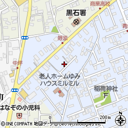 青森県黒石市野添町86周辺の地図