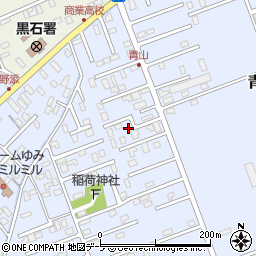 青森県黒石市青山119周辺の地図