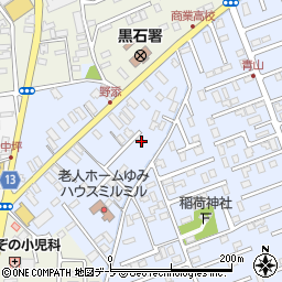 青森県黒石市野添町44周辺の地図