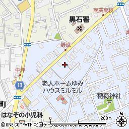 青森県黒石市野添町46周辺の地図