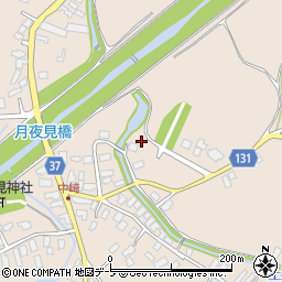 青森県弘前市中崎周辺の地図