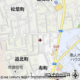 青森県黒石市寿町82周辺の地図