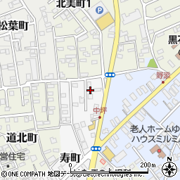 青森県黒石市寿町59周辺の地図