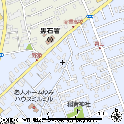 青森県黒石市野添町111周辺の地図
