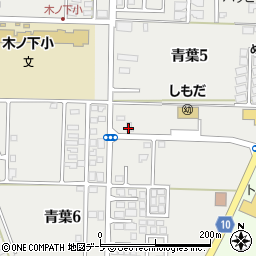 日本習字　青葉教室周辺の地図