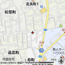 青森県黒石市寿町90周辺の地図