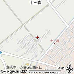 青森県黒石市黒石（十三森）周辺の地図