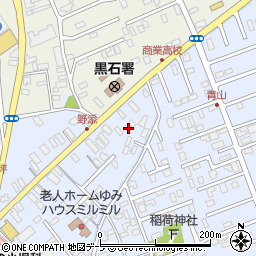 青森県黒石市野添町36周辺の地図