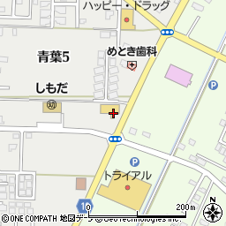 ネッツトヨタみちのく三沢店周辺の地図