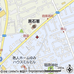 青森県黒石市野添町35周辺の地図