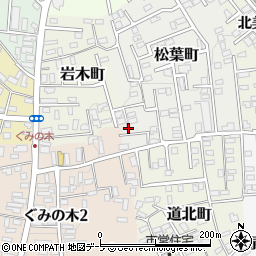青森県黒石市松葉町10周辺の地図
