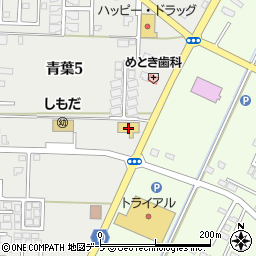 ジェームス三沢店周辺の地図