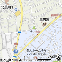 青森県黒石市野添町20周辺の地図