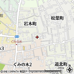 岩木町ハウス周辺の地図