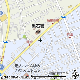 青森県黒石市野添町33周辺の地図