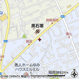 青森県黒石市野添町33周辺の地図