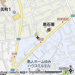 青森県黒石市野添町19周辺の地図