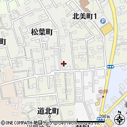青森県黒石市松葉町79周辺の地図