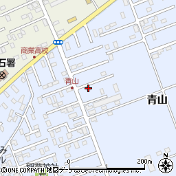 青森県黒石市青山109-34周辺の地図