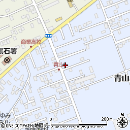 青森県黒石市青山109-1周辺の地図