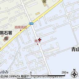 青森県黒石市青山109-4周辺の地図