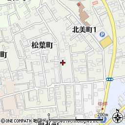 青森県黒石市松葉町74周辺の地図