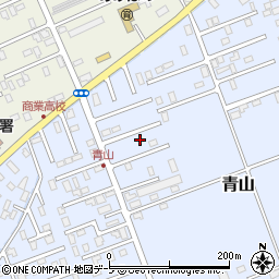 青森県黒石市青山109-16周辺の地図