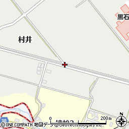青森県黒石市境松大面周辺の地図