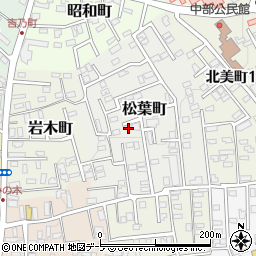 青森県黒石市松葉町142-12周辺の地図