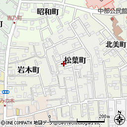 青森県黒石市松葉町142-2周辺の地図