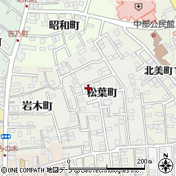 青森県黒石市松葉町140周辺の地図