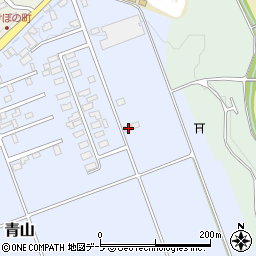 青森県黒石市青山27-2周辺の地図