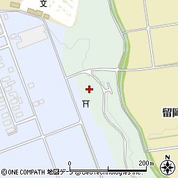 青森県黒石市東野添蟹田西周辺の地図