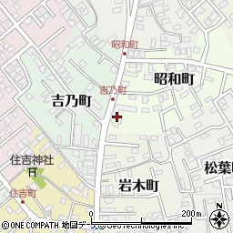 青森県黒石市昭和町1周辺の地図