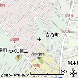 青森県黒石市吉乃町70周辺の地図