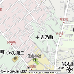 青森県黒石市吉乃町37周辺の地図