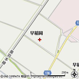 青森県田舎館村（南津軽郡）和泉（早稲岡）周辺の地図