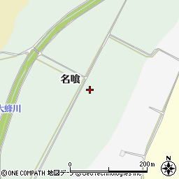 青森県弘前市宮舘名喰周辺の地図