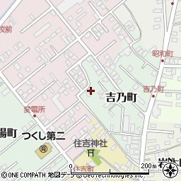 青森県黒石市吉乃町35周辺の地図