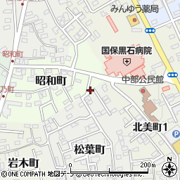 青森県黒石市昭和町65周辺の地図