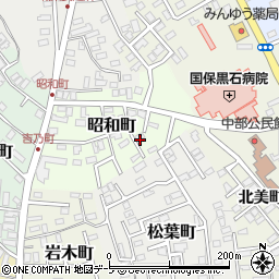 青森県黒石市昭和町48周辺の地図