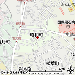 青森県黒石市昭和町12周辺の地図