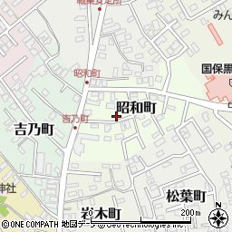 青森県黒石市昭和町19周辺の地図