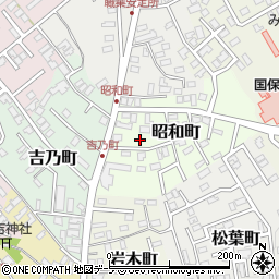 青森県黒石市昭和町21周辺の地図